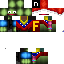 Minecraft skin texture, 64x64 pixels
