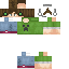 Minecraft skin texture, 64x64 pixels