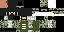 Minecraft skin texture, 64x32 legacy pixels