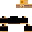 Minecraft skin texture, 64x64 pixels