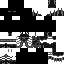 Black Minecraft skin texture, 64x64 pixels