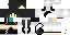 Minecraft skin texture, 64x32 legacy pixels