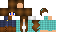 Minecraft skin texture, 64x32 legacy pixels