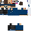 Minecraft skin texture, 64x64 pixels