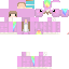 Minecraft skin texture, 64x64 pixels