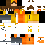 Minecraft skin texture, 64x64 pixels