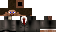 Minecraft skin texture, 64x32 legacy pixels