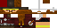 Minecraft skin texture, 64x32 legacy pixels