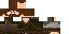 Minecraft skin texture, 64x32 legacy pixels