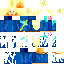 Minecraft skin texture, 64x64 pixels