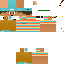 Minecraft skin texture, 64x64 pixels