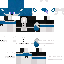 Minecraft skin texture, 64x64 pixels