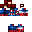 Minecraft skin texture, 64x64 pixels
