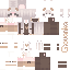 Minecraft skin texture, 64x64 pixels