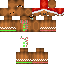 Minecraft skin texture, 64x64 pixels