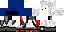 Minecraft skin texture, 64x32 legacy pixels