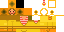 Minecraft skin texture, 64x32 legacy pixels
