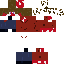 Minecraft skin texture, 64x64 pixels