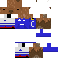 Minecraft skin texture, 64x64 pixels