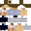 Minecraft skin texture, 64x64 pixels