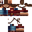 Minecraft skin texture, 64x64 pixels