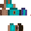 Minecraft skin texture, 64x64 pixels