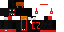 Minecraft skin texture, 64x32 legacy pixels