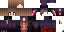 Minecraft skin texture, 64x32 legacy pixels