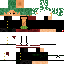 Black red Minecraft skin texture, 64x64 pixels
