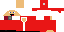 Minecraft skin texture, 64x32 legacy pixels