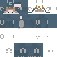 Minecraft skin texture, 64x64 pixels
