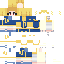 Minecraft skin texture, 64x64 pixels