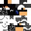 Minecraft skin texture, 64x64 pixels