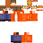 Minecraft skin texture, 64x64 pixels