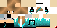 Minecraft skin texture, 64x32 legacy pixels