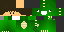 Minecraft skin texture, 64x32 legacy pixels