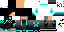 Minecraft skin texture, 64x32 legacy pixels