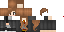 Minecraft skin texture, 64x32 legacy pixels