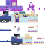 Minecraft skin texture, 64x64 pixels