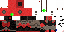 Minecraft skin texture, 64x32 legacy pixels