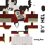 Minecraft skin texture, 64x64 pixels