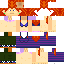 Minecraft skin texture, 64x64 pixels