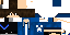 Minecraft skin texture, 64x32 legacy pixels