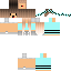 Minecraft skin texture, 64x64 pixels
