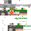 Minecraft skin texture, 64x64 pixels