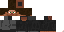 Minecraft skin texture, 64x32 legacy pixels