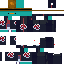 Minecraft skin texture, 64x64 pixels