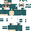 Minecraft skin texture, 64x64 pixels