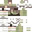 Brown Minecraft skin texture, 64x64 pixels