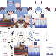 Minecraft skin texture, 64x64 pixels